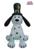 St Patrick's Day 8 Foot Puppy Dog Inflatable